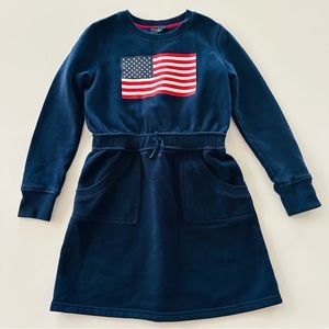 Polo Ralph Lauren Girls 8-10 American Flag Dress